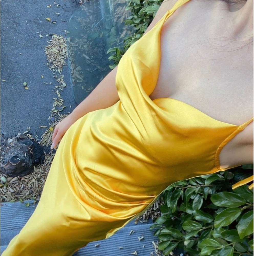 SIMPLE SATIN DRESS
